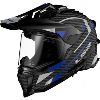 LS2 Casco Adventure MX701 Explorer Carbon Blu