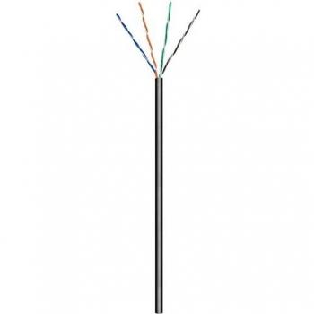 Goobay 57199 Cable de Red 100 m Cat6 Negro U/UTP