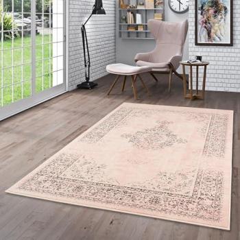 Pergamon Designer Teppich Passion – Vintage‑Bordüre, 80 × 150 cm, 9 mm Dicke