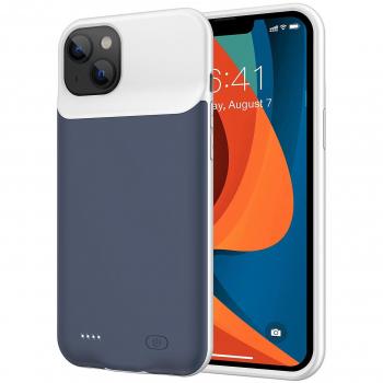 Case de Carga Portátil 7000mAh para iPhone 14 Azul