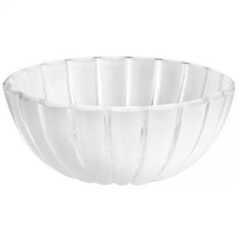Dolce Vita Saladier Transparent 20 cm – En plastique issu de déchets biologiques – Compatible lave‑vaisselle