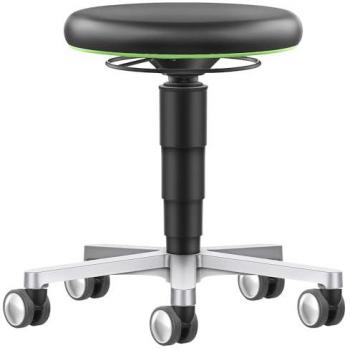 Bimos Arbeitshocker Medical grün, schwarz Kunstleder