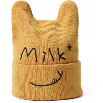 Warm Cotton Baby Beanie with Cute Ears