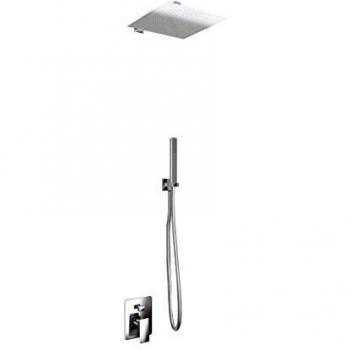 Kit Grifería Ducha 2 en 1 SlimTech con Cabezal de Acero delgado