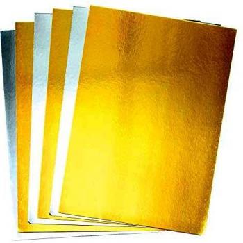 Gold & Silver A4 Metallic Card 250gsm (Pack of 20)