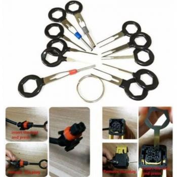 Kit Profesional de Herramientas de Removedor de Terminales Mecánicos + Pasadores Universales Automotrices