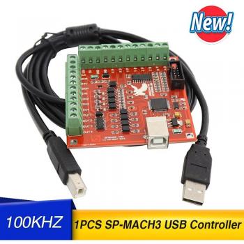 CNC Stepper Motor USB SP-MACH3 100Khz Breakout Board 3 Axis Driver