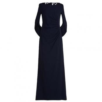 Silhouette Vera Mont Nachtblau Spitzen-Eventkleid
