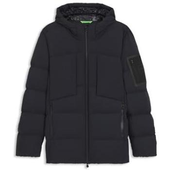 BOSS Green Herrenkapuzenpuffer in Dunkelblau, Modell Riplite, M