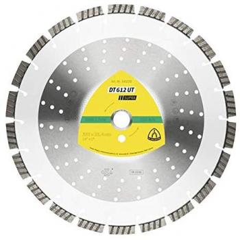 Disque à tronçonner diamanté Klingspor Supra DT 612 UT – 350 mm de diamètre, perforation 25,4 mm