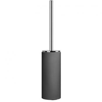 Gessi Anello WC-Bürsten-Set für die Wand – Mattes schwarzes Behältersystem, 63744