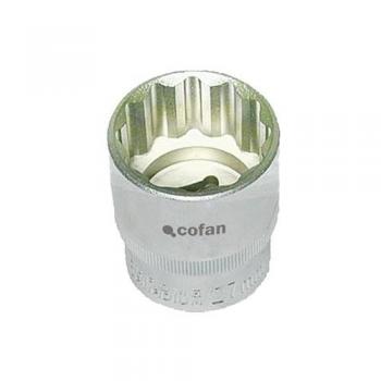 Llave de Vaso Métrico 3/8 Hexagonal 6 Caras