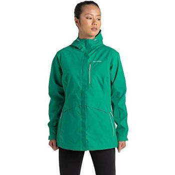 Craghoppers Caldbeck AquaDry Women's Waterproof Hiking Jacket (Mystic Green)