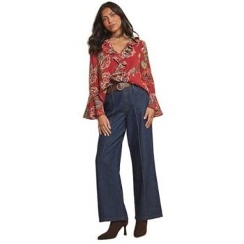 Floral Whisper Ruffle Dress Shirt – Wallis, Size 12