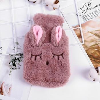 Cute Reusable Hand Warmer Water Bottle with Cozy Cover