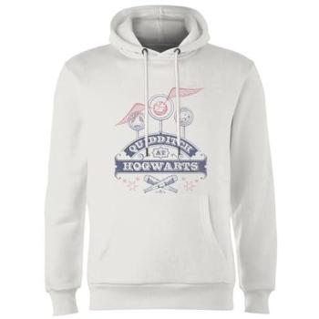Hogwarts Quidditch Elite Hoodie – White, L Size