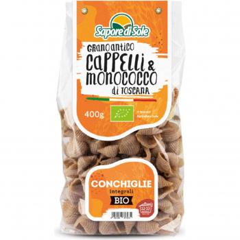 Sapore di Sole Bio Vollkorn Conchiglie, 400 g