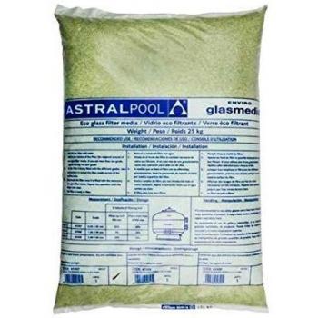 Vidrio Filtrante Astralpool Active Clear Glass Grado 2 Saco 25 kg 1,0-3,0 mm