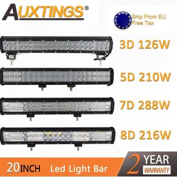 Barre lumineuse LED 20 pouces pour bateau