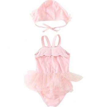 Ensemble de natation capuchonné bébé fille