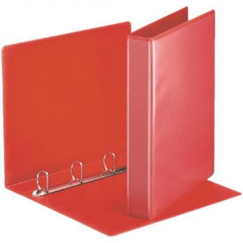 Presentatieringband Esselte panorama A4 4-rings D-mechaniek 20mm PP rood