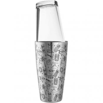 Boston Beachside Cocktail Shaker – Tiki Style