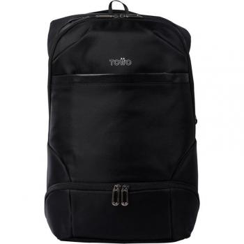 Totto España Mochila Casual Porta PC para Hombre Negro