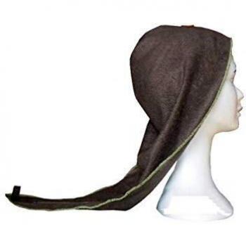 Turban de bain cheveux chocolat