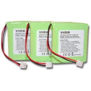 Kit de batteries 600 mAh 2,4 V NI‑MH – Audioline SLIM DECT 500