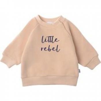 Liliput Sweatshirt Little Rebel, Rundhals, Langarm, beige