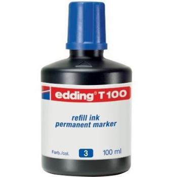 Edding T 100 Permanentmarker Nachfülltinte blau 100 ml