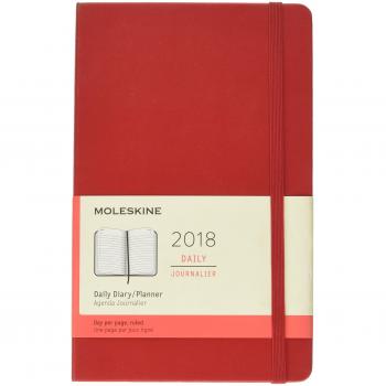 Planner Mensile Moleskine 12 Mesi – Copertina Rosso Scarlatto
