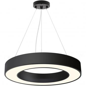 Suspensão LED 600mm 50W Preto Branco Quente – LEDBOX