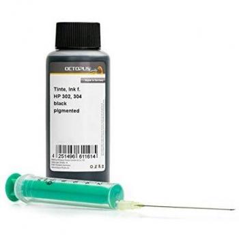 100ml schwarze Druckertinte für HP 302, HP 304 mit Zubehör