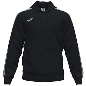 Sudadera con capucha Joma Street para hombre en color negro y gris melange (Talla XL)