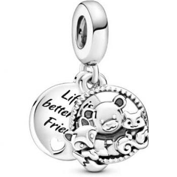Charm PANDORA Boucles d'oreilles Clou en Argent 799078C00