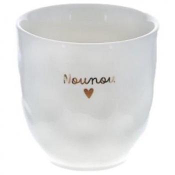 Mug Nounou avec Coeur Doré