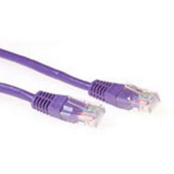 Netzwerk‑Patchkabel ACT Purple 1,5 m CAT6 U/UTP – Violett