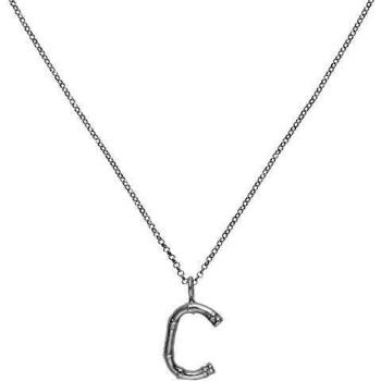 Gargantilla de Plata con Diseño Inicial C