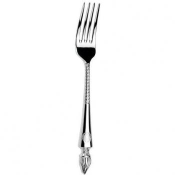 Clive Christian Empire Flame Dessert Fork – All Silver Edition