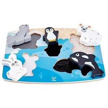 Puzzle Tactile Animaux du Pôle Nord Hape