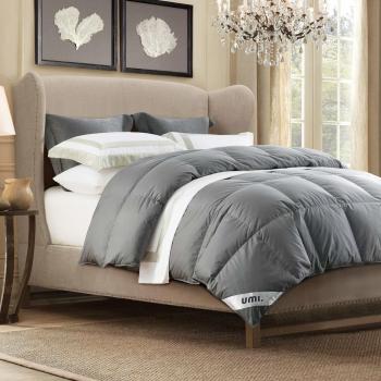 Umi. Essentials Grey Cotton Down-Proof Duvet