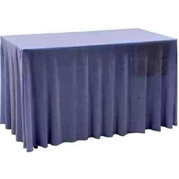 Sonata 2 White Table Skirt Cover 243x76x74 cm
