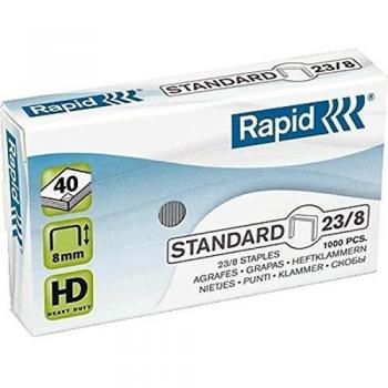 Rapid Büroklammer 23×8 mm, 1000er-Pack (10‑Stück)