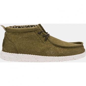 Zapatillas Hey Dude Wally Mid Canvas Verde