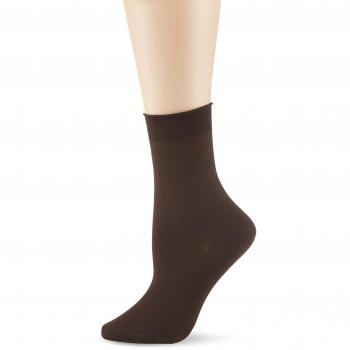 KUNERT Damen Sensual Velvet Socken, 100 DEN, Braun, Größe 35-38