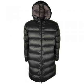 Centogrammi Black Down Jacket with Hood