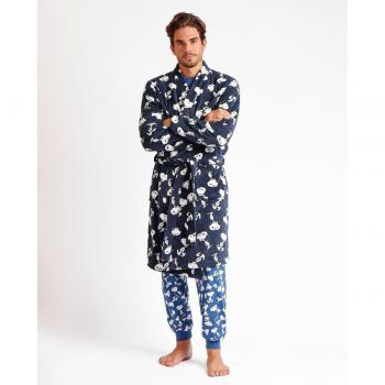 Men's Snoopy Peanuts Warm Long-Sleeve Robe