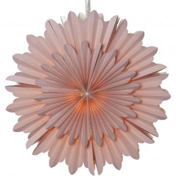 Dekostern Crystal Papier ohne Fassung rosa