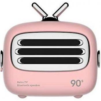 Altoparlante Bluetooth Vintage Rosa